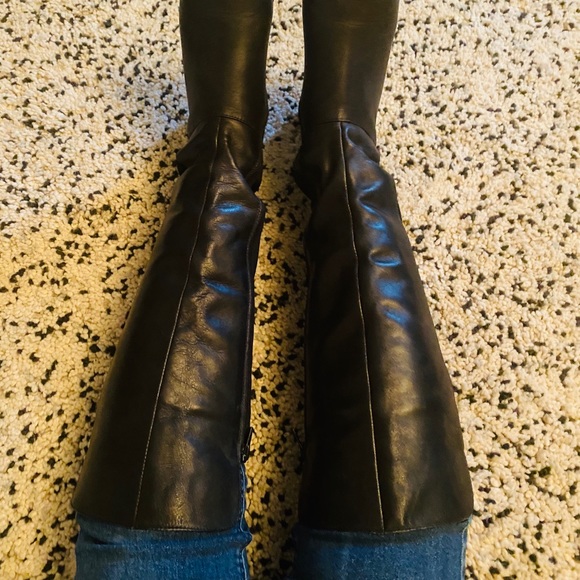 Knee-High Leather Riding Boots - Picture 3 of 8